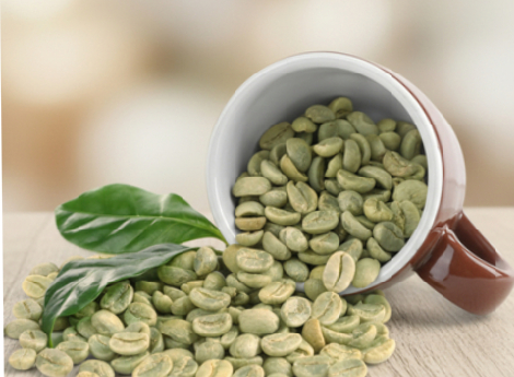 Fresh Green Coffee Beans